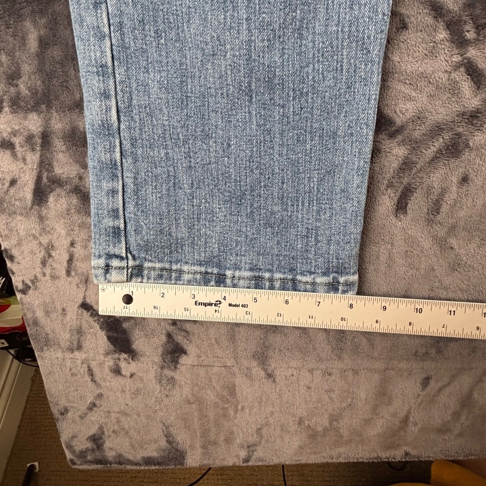 Wrangler Jeans Mens 38x32 Blue Advanced Comfort Straight Leg MGW26MW - Picture 3 of 9